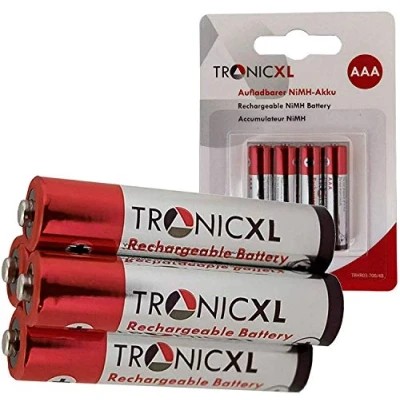 Immagine di TronicXL 4 batterie AAA per telefono Siemens Gigaset S790 S795 SX790 SX795 S79H A345 A340 A15 A155 A150 A58H A38H A385 A380 C300 A415 A400 Duo Trio AS28H