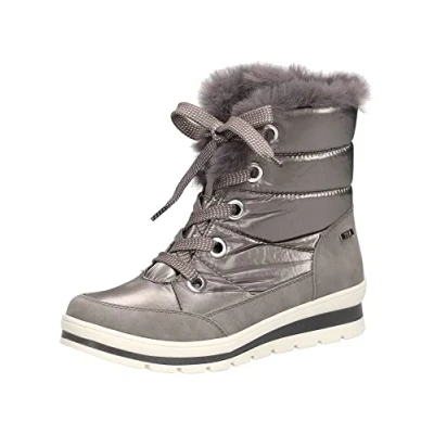Immagine di Caprice Stivaletti stringati Taupe comb, Donna, Taglia: 40, comb Finta pelle / tessuto