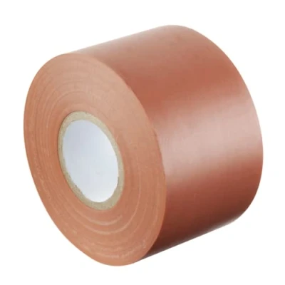 Immagine di GOCABLETIES Nastro isolante marrone 50 mm x 33 m Robusto ed autoadesivo Per proteggere, unire e riparare cavi 1 rotolo