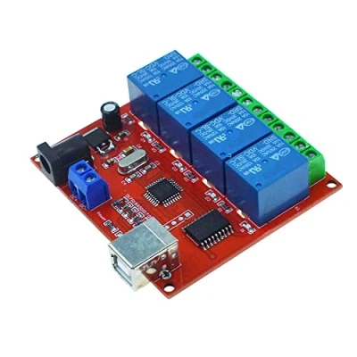 Immagine di 1/2/4/8 Channel 10A PC Interruttore di Controllo USB Modulo Relè Unità Libera Programmabile Computer Driver Controller Intelligente (5V 4 Canali)