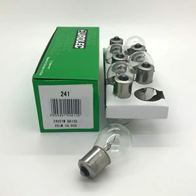 Immagine di Eurolec 241 P21W 24 V 21 W BA15S indicatore di coda del freno, fendinebbia, 10 pezzi