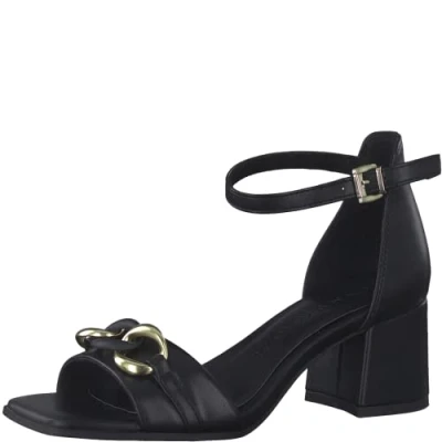 Immagine di MARCO TOZZI Damen 2 28317 20, Sandali con Tacco Donna, Colore: Nero e Oro, 40 EU