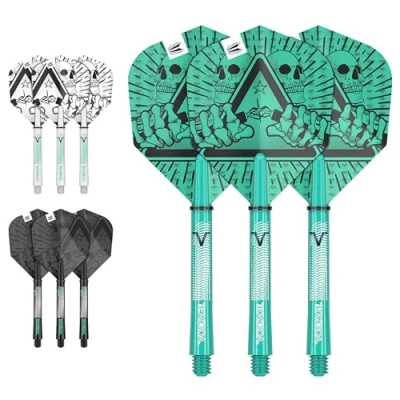 Immagine di Target Darts Rob Cross Ink Design No.6 Vols en Dart &amp; Medio (48mm) arbres Tiges 9 et au Total