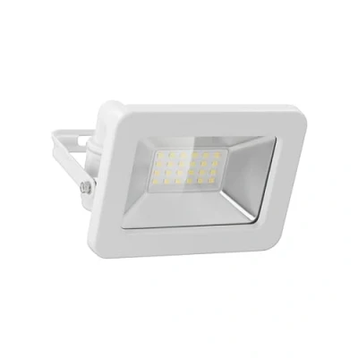 Immagine di goobay 53871 Faretto LED da 20 W Luce bianca neutra 4000 K 1700 Lumen Angolo di diffusione 100 gradi Grado protezione IP65 Bianco
