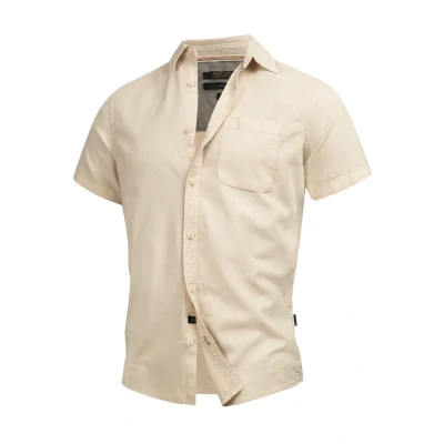 Immagine di Indicode Jeans Kurzarm Ingunther Camicia, Uomo, Taglia: Large, Fog