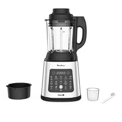 Immagine di Moulinex PerfectMix Cook, Frullatore con 10 Programmi Automatici, 1400W, Prepara Ricette Calde e Fredde, Elettrico Touchscreen, Facile da Pulire, Capacità 2L, LM83SD