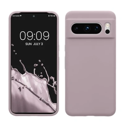 Immagine di kwmobile Cover per Google Pixel 8 Pro Custodia Back Case Smartphone in Silicone TPU Protezione Gommata nuvola viola