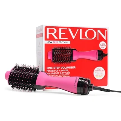 Immagine di REVLON Asciugacapelli volumizzante Salon one step Novità Pink Edition (One Step, tecnologia IONICA e CERAMICA, capelli medi lunghi) RVDR5222PUK