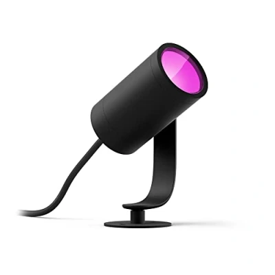 Immagine di Philips Lighting Hue Kit base spot LED da giardino 1742830P7 Lily a montaggio fisso 8 W RGBW