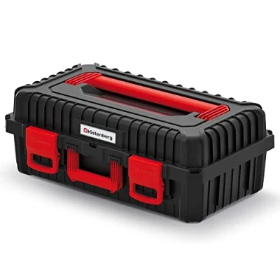 Immagine di Valigetta per attrezzi elettrici, con inserto in gommapiuma, manico ergonomico plastica, nero, 585 x 360 217 mm (L P A)