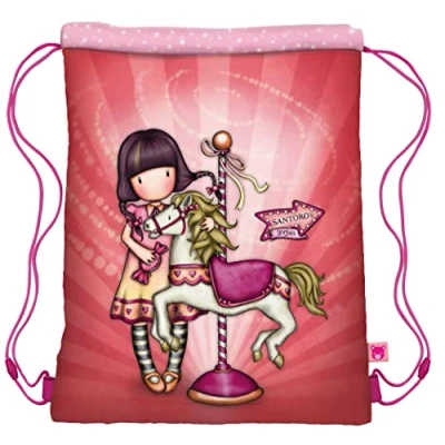 Immagine di SAFTA Sacco Piatto Gorjuss Fairground Carousel 34 x 45 1 cm, Multicolore, 1123GJ01