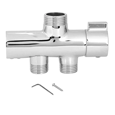 Immagine di G1/2 &quot;Valvola di separazione deviatore doccia a parete, sistema universale 3 vie Parte ricambio per soffione manuale e testa spruzzo fissa