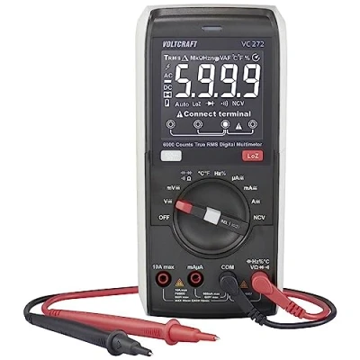Immagine di VOLTCRAFT VC272 Multimetro portatile digitale CAT III 600 V Display (Counts): 6000