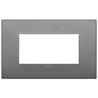 Immagine di Vimar 19954.02 Placca Arké fit 4 moduli, metallo, ardesia matt