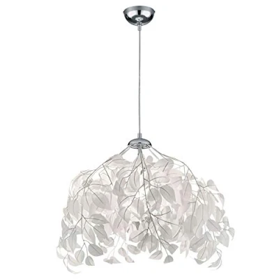 Immagine di Reality R10461901 Leavy Lampada a Sospensione, 38x38x150 cm, Bianco