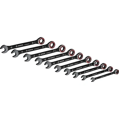 Immagine di Bosch Professional Set di Chiavi Inglesi da 10 Pz. (8/10/12/13/14/15/16/17/18/19 Mm, in Borsa) Amazon Exclusive