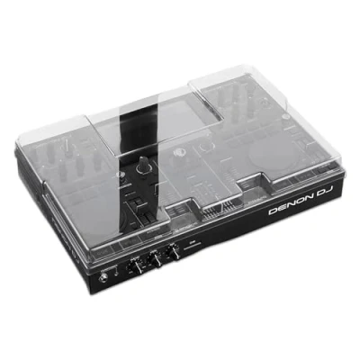 Immagine di Decksaver Cover per Denon Prime Go Coperchio protettivo in policarbonato super resistente colore fumé trasparente, prodotta nel Regno Unito, la scelta dei DJ una protezione imbattibile
