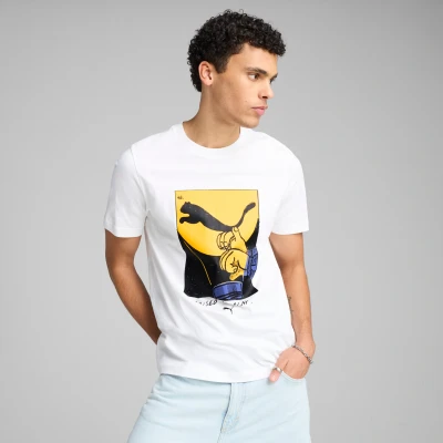 Immagine di Puma Graphics Shadow PLAY Tshirt con stampa, Uomo, Taglia: XXL, White