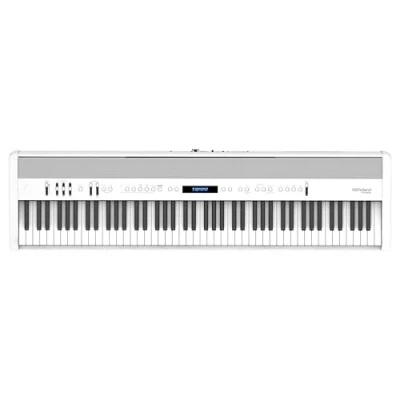 Immagine di Roland FP 60X Digital Piano, Il piano portatile superiore con migliori suoni, potenti diffusori e ricchi effetti ambience (Bianco)