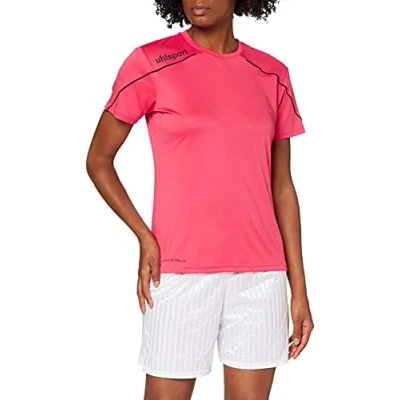 Immagine di uhlsport Stream 22 Maglia da Donna, Maglietta, 100347920, Rosa/Nero, XS