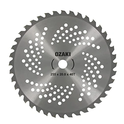 Immagine di GREENSTAR Lama a 40 Denti per decespugliatore punta in carburo Larghezza di taglio: 255 mm Spessore 1,3 Foro 20