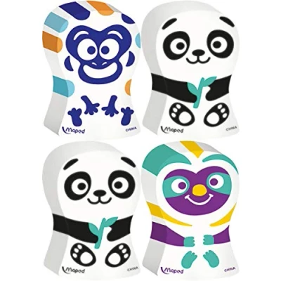 Immagine di Maped Gomme Ergo Fun, design a forma di animale (design assortiti), 119002