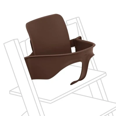 Immagine di Tripp Trapp Baby Set 2 di Stokke, Warm Brown Versione 2024 Per 6 36 mesi Trasforma la Sedia in un comodo Seggiolone