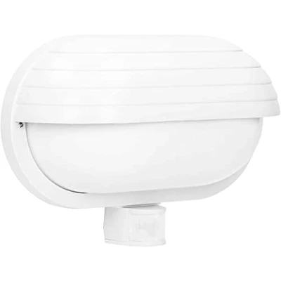 Immagine di Virone MUSAM E27 Lampada da Esterno con Sensore di Movimento Fino a 60W IP44 Impermeabile (lampadina Acquistata Separatamente) (Bianco)