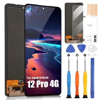 Immagine di per Xiaomi Redmi Note 12 Pro 4G LCD Display, Schermo Sostituzione 2209116AG 6,67&quot; Touchscreen Digitizer Full Assembly con Strumenti