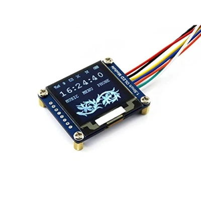 Immagine di Waveshare 1.5inch OLED Display Module 128x128 16 Gray Scale SPI/I2C Interface SSD1327 Driver Raspberry Pi/Jetson Nano/STM32 Examples Provided