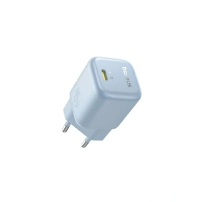 Immagine di Baseus PicoGo Caricatore USB C, 45 W, alimentatore PD 3.0 PPS, compatibile con iPhone 16/16 Pro Max/15 12, Galaxy S24 Ultra, Pixel, iPad Pro/Air, Steam Deck, colore: Blu