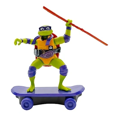 Immagine di TMNT Tortugas Ninja Adolescente Mutante Tortuga Donatello de Mutant Mayhem Sewer Shredders, Edición Película Giocattoli e Regali per Bambini di 3 Anni o più