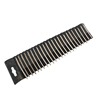 Immagine di Alnicov Fretwire per chitarra, 24 pezzi, in rame nichelato, 2,9 mm, chitarra acustica elettrica, tastiera a tasti, colore: argento