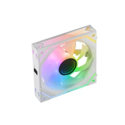 Immagine di MARSGAMING Mars Gaming MF LINKFINITY Bianco, Ventola Modulare PWM 120mm, Sistema di Connessione LINKFINITY, Illuminazione Infinity Mirror ARGB 360, Ultra Silenzioso 12dB