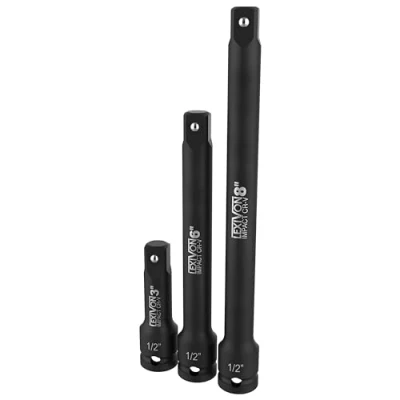 Immagine di LEXIVON Prolunga inserti per avvitatore, Estensione da 1/2&quot;, a bussola avvitatore Makita, Milwaukee, Bosch, chiave dinamometrica e cricchetto, 3 pezzi, (LX 115)