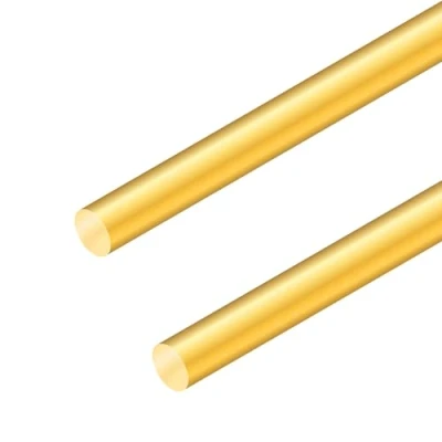 Immagine di iMeistek 2 barre in ottone da 10 mm, lunghezza 200 massiccio, per tornio bar, modelli RC fai te