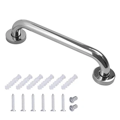 Immagine di Maniglione da Bagno Acciaio Inossidabile Doccia per Pareti di Vasca Sicurezza Disabili Anziani Gravida Bambini e Persone con Mobilità Ridotta (30cm)