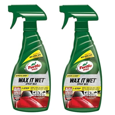 Immagine di Turtle Wax It Wet 51800 Cera spray per auto, protezione e lucentezza istantanea, 500 ml, colore: bianco