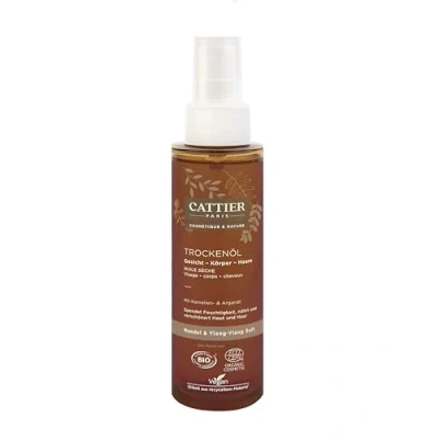 Immagine di Cattier Olio secco argan e camelia, con preziosi oli biologici, cosmetico naturale, 100 ml