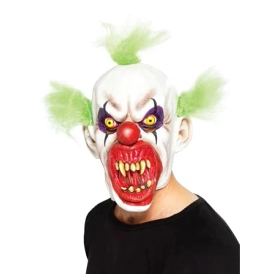 Immagine di Smiffys Maschera Clown Sinistro, Copritesta, Lattice