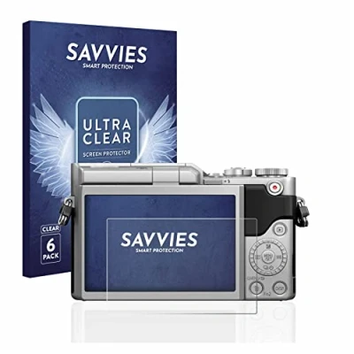 Immagine di savvies (6 Pezzi Pellicola Protettiva per Panasonic Lumix DC GX880 Protezione Schermo Trasparente
