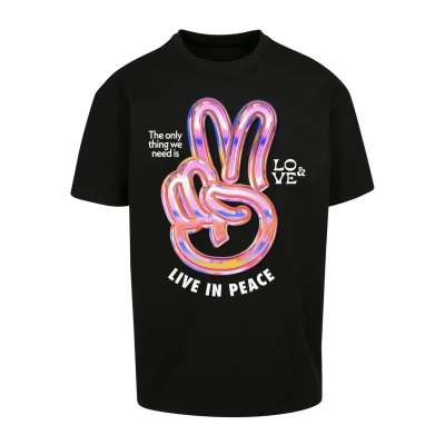 Immagine di Upscale by Mister Tee Prisma Tshirt con stampa, Uomo, Taglia: 5XL, Black