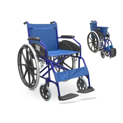 Immagine di Quirumed Sedia a rotelle pieghevole in alluminio EASY ULTRALIGHT