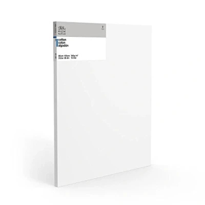 Immagine di Winsor &amp; Newton Telaio Classic 3 Moduli innescato 350 G/M², Barra Spessore 19 mm, Cotone, Bianco, 80 x 100 cm