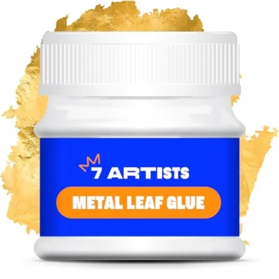 Immagine di 7 Artists Colla Foglia Oro 50 ml Missione per Dorata Fogli Doratura a D&#039;oro