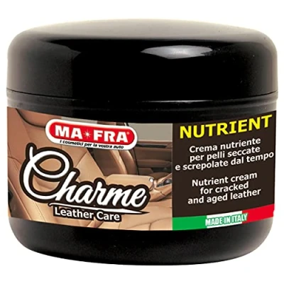 Immagine di Ma Fra, Charme Nutrient, Crema Nutriente e Deteregente per Auto, Pulisce gli Interni in Pelle, Contrasta il Deterioramento, 150ml