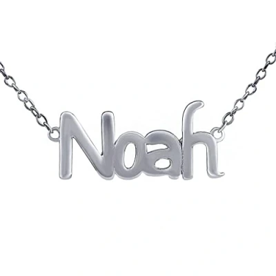 Immagine di SILVEGO Collana da donna in argento sterling 925, ciondolo con nome, Metallo