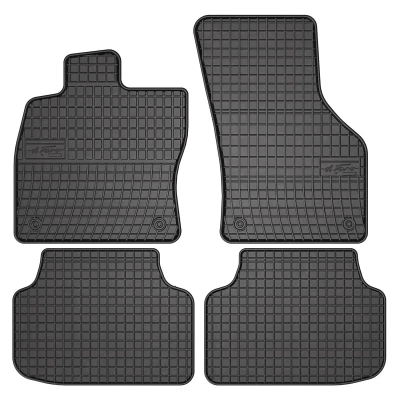 Immagine di FROGUM 0365 Set tappetino Gomma anteriore e posteriore 4 nero Su misura SKODA: Octavia 3 Combi