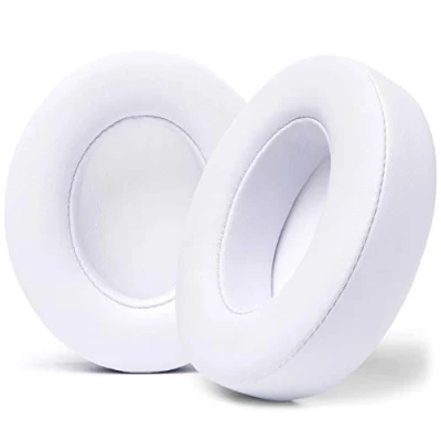 Immagine di WC Cuscini di ricambio per Beats Studio 2 e 3 (B0501, B0500) con senza fili Wicked Cushions NON SI ADATTA solo Pelle morbida, schiuma migliorata adesivo più forte Bianco
