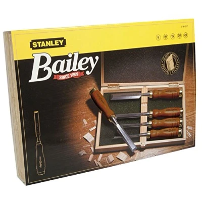Immagine di Kit di scalpelli da falegname, Bailey, 5 pz. STANLEY 2 16 217